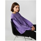 Koton 100% Cotton Padded Crew Neck Printed Sweatshirt | Shoptok.si