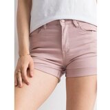 Fashion Hunters Powder pink women's shorts | shoptok.hr