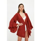 Trendyol Ženski kimono Wide cut krema | crveno crveno Cene'.'