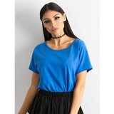 Fashion Hunters Ženska plava majica crna | svijetlo plavo Cene