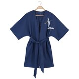 Trendyol Tamnoplavi vezeni kimono i kaftan plava | ePonuda.com