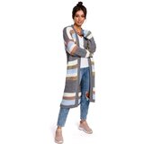 BeWear Ženski kardigan BK036 bijeli | siva | smeđa Cene