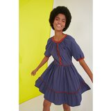 Trendyol Navy Blue Biye Detailed Dress | shoptok.hr