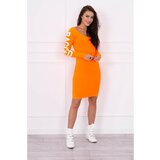 Kesi Dress Ragged orange neon braon | narandžasta cene