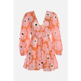 Trendyol Ženska haljina Patterned bela | narandžasta | ružičasta cene
