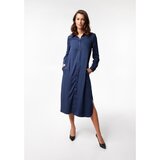 Benedict Harper Woman's Dress Camille Navy Blue Cene