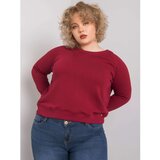 Fashion Hunters Chestnut oversized hoodie without hood | Shoptok.si