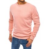 DStreet Pink men's smooth sweatshirt BX5083 Cene