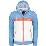 Ombre Muška jakna C438 plava bijela | siva | svijetlo plavo Cene