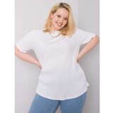 Fashion Hunters White, oversized striped blouse | shoptok.hr