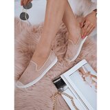 DStreet SHINE women's beige espadrilles ZY0062 Cene