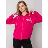 Fashion Hunters Fuchsia zip up hoodie Cene