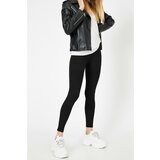 Koton Women's Black Piping Detailed Leggings | shoptok.hr