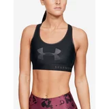 Under Armour Bra Armour Mid Keyhole Graphic-BLK - Women's