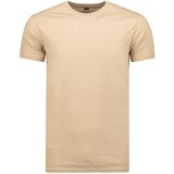 Ombre Muška majica S1370 bela | braon | ružičasta Cene
