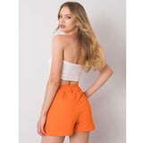 Fashion Hunters RUE PARIS Orange sweat shorts Cene