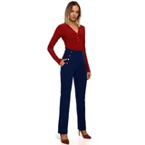 Made Of Emotion Woman's Trousers M530 Navy Blue