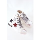 Kesi Children's High Sneakers With A Zipper BIG STAR II374029 White | Shoptok.si