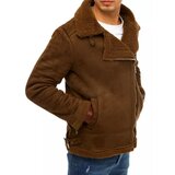 DStreet Muška zimska jakna od devine antilope TX3634 braon Cene