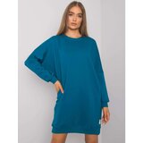 Fashion Hunters RUE PARIS Women's sea cotton dress | shoptok.hr