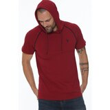 Dewberry Muška majica kratkih rukava 6521 tamnocrvena Cene