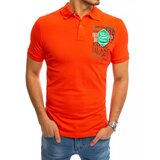 DStreet Coral polo shirt with print PX0368 Cene