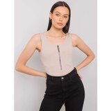Fashion Hunters Beige striped top | shoptok.hr