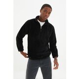 Trendyol Black Men's Regular Fit Sweatshirt Cene