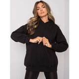 Fashion Hunters Black cotton sweatshirt | Shoptok.si