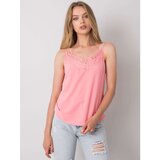Fashion Hunters Women's coral top with straps Cene