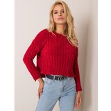 Fashion Hunters Dark red sweater from Olivvia RUE PARIS | Shoptok.si