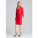 Figl Ženska suknja M688 tamnocrvena | Crveno Cene