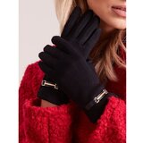 Fashion Hunters Classic black women's gloves Cijene