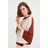 Trendyol Stone Color Block Knitwear Sweater cene
