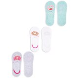 Yoclub Kids's Girls' Ankle No Show Boat Socks Patterns 3-pack SKB-44/3PAK/GIR/001 Cene'.'