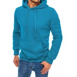 DStreet Light blue men's hoodie BX5108