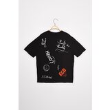 Trendyol Black Men's Relaxed Fit 100% Cotton TShirt | Shoptok.si