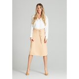 Figl Ženska suknja M697 bijela | smeđa | krema cene