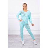 Kesi Set with zircon panther mint | Shoptok.si