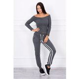 Kesi Set with a double stripe graphite Cijene
