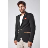 DStreet Black men's jacket MX0527 Cene'.'
