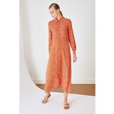 Trendyol Cinnamon Shirt Collar Hijab Dress | Shoptok.si