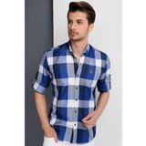 Dewberry Men's shirt 5587 crna | plava | siva Cene