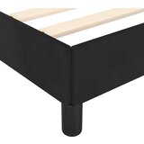  Posteljni okvir z vzglavjem črn 80x200 cm žamet, (20794851) | Shoptok.si