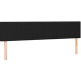  Box spring postelja z vzmetnico LED črna 160x200 cm blago, (20789986) | Shoptok.si