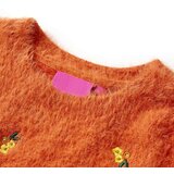  Dječji džemper pleteni tamnonarančasti 128 | shoptok.hr