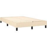  Box spring s madracem LED krem 120 x 200 cm od tkanine | shoptok.hr
