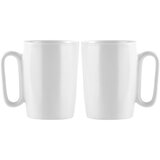 Vialli Design Bele lončene skodelice v kompletu 2 ks 250 ml Fuori – | Shoptok.si