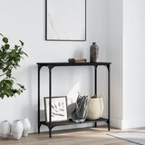 vidaXL Konzolni stol crni 75 x 30,5 x 75 cm od konstruiranog drva Cijene