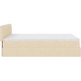  Otomanski krevet s madracem krem 140x190cm od tkanine | shoptok.hr